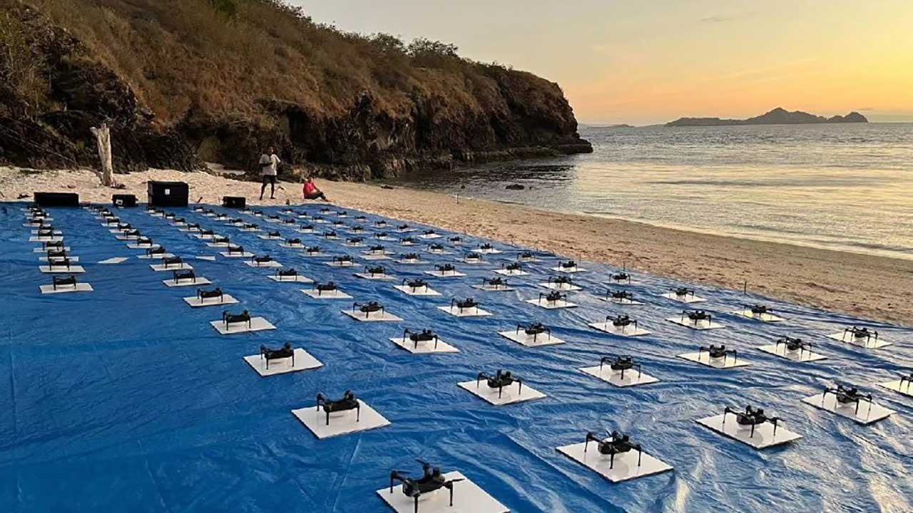 Prosedur pemesanan pertunjukan drone light show
