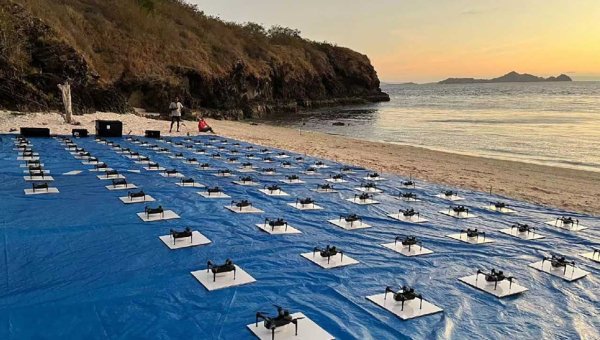 Prosedur pemesanan pertunjukan drone light show